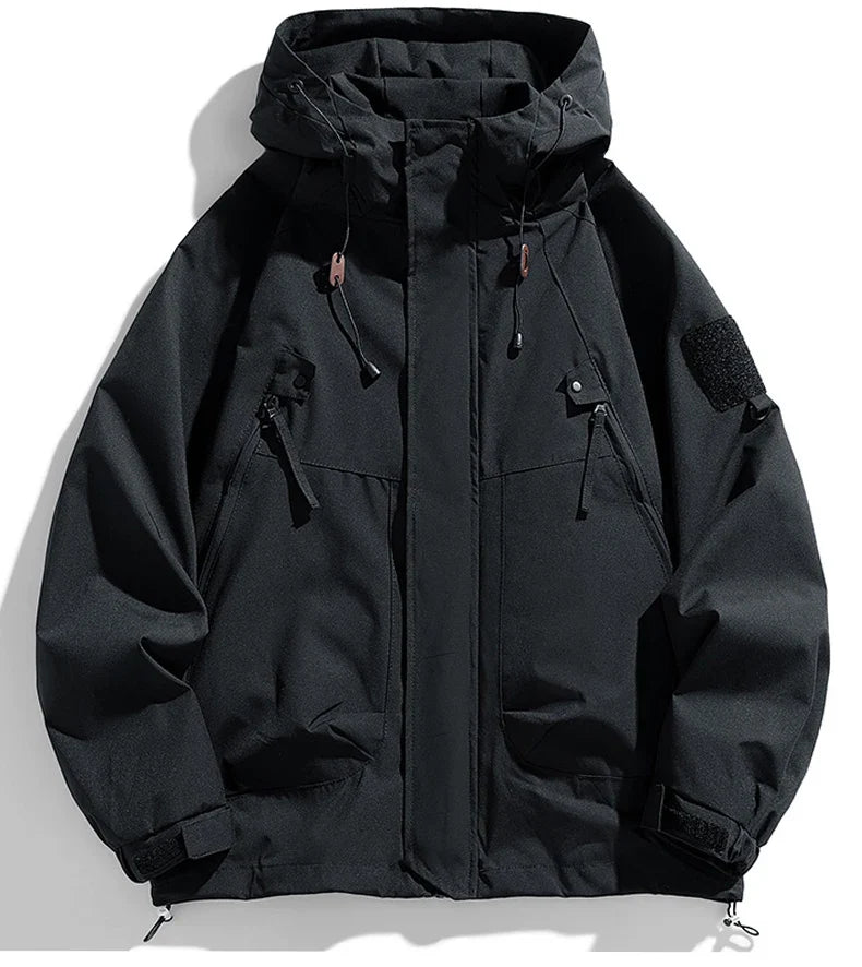 Veste de randonnée homme softshell à capuche, légère et coupe-vent