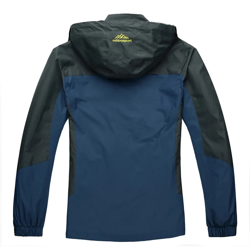 Veste de randonnée homme coupe-vent déperlante, respirante