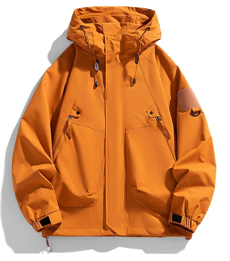 Veste de randonnée homme softshell à capuche, légère et coupe-vent