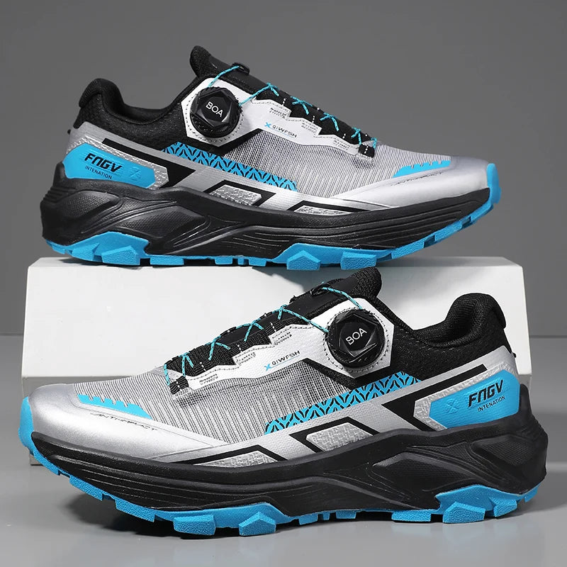 Chaussures de marche homme respirantes et résistantes, doublure mesh anti-odeur
