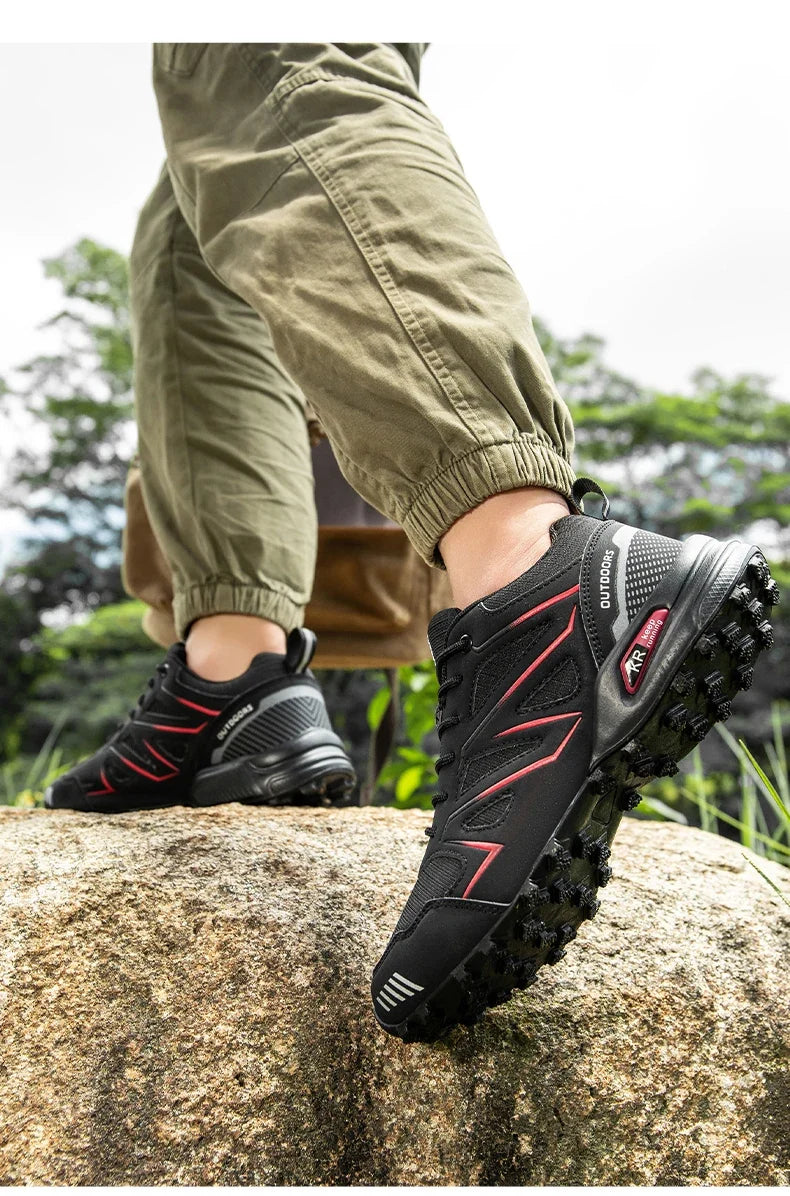 Chaussures de randonnée et trekking homme résistantes à l'eau, semelle crantée