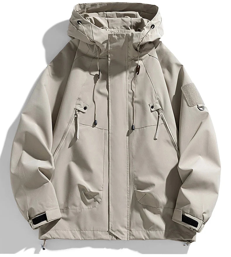 Veste de randonnée homme softshell à capuche, légère et coupe-vent