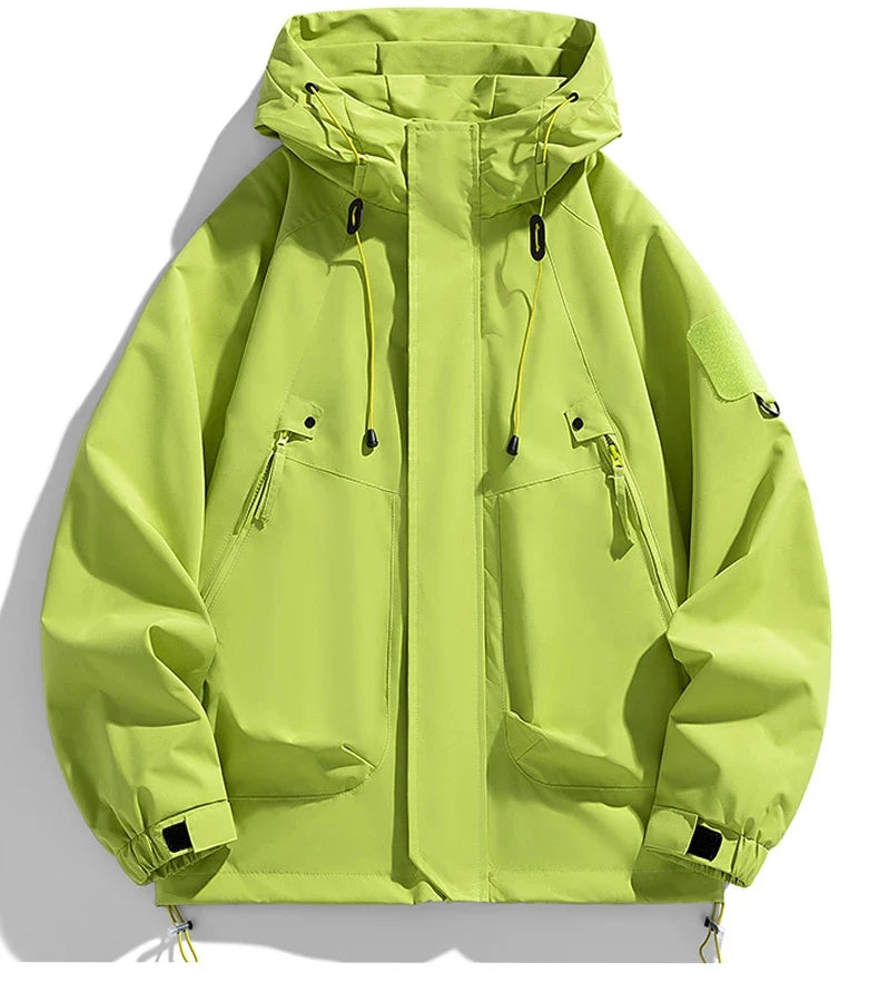 Veste de randonnée homme softshell à capuche, légère et coupe-vent